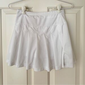 Rugged Bear White Tennis Skort
